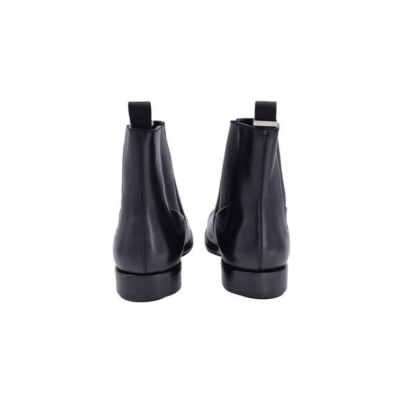 Balenciaga Chelsea Ankle Boots in Black Leather - Picture 3 of 8